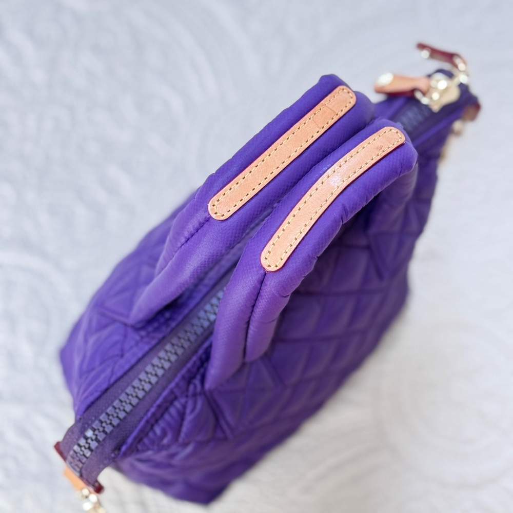 MZ Wallace Micro Sutton Purple Violet Bag Purse Small Petite w/Tag PRISTINE VHTF - Picture 6 of 12